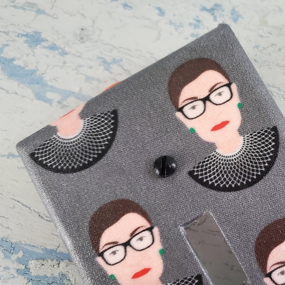 Ruth Bader Ginsburg Switch Plate Decoupage Art - Picture 5 of 10